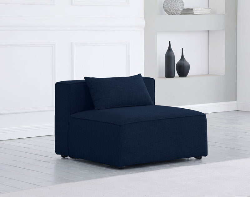 Cube - Linen Armless Chair