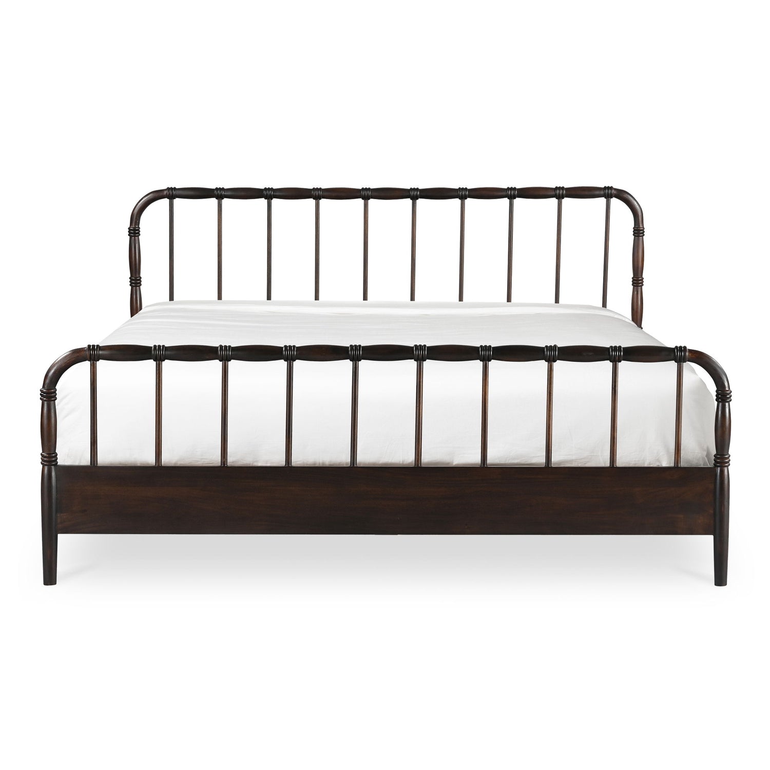Vivian - Queen Bed - Dark Brown