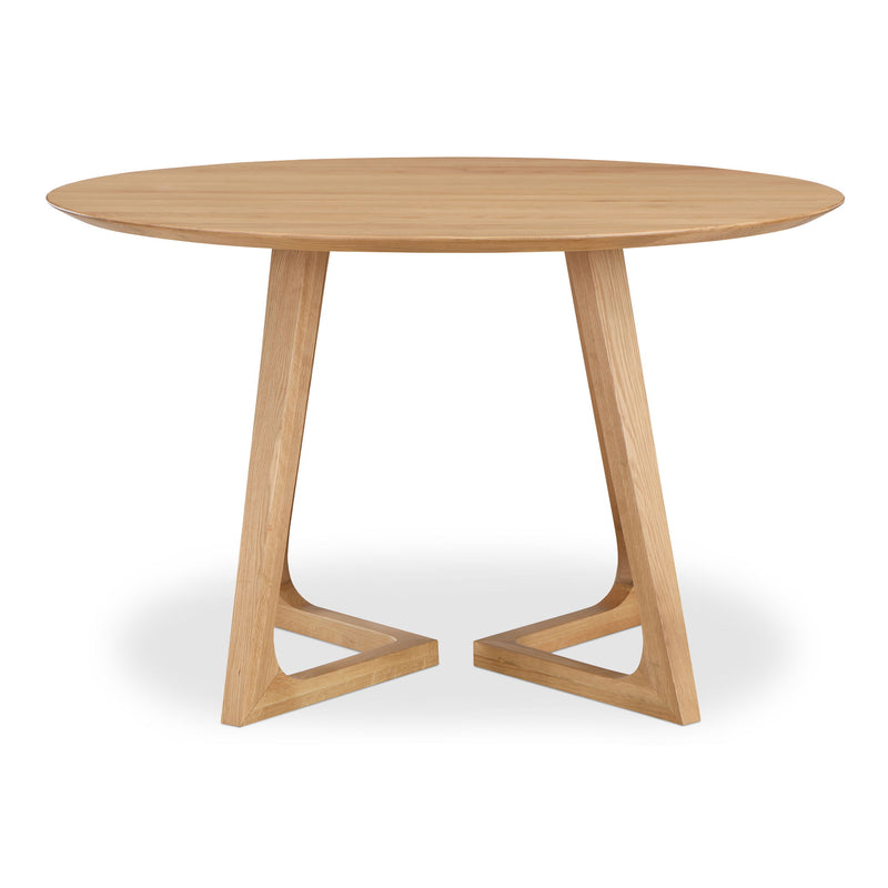 Godenza - Round Dining Table - Light Brown