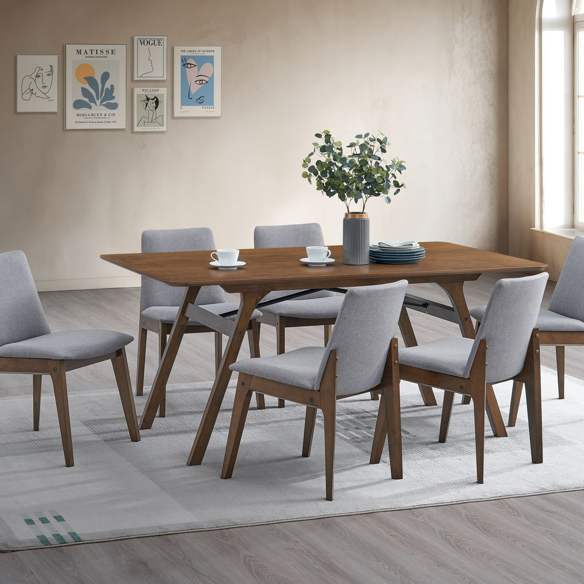 Kaela - Dining Table - Walnut