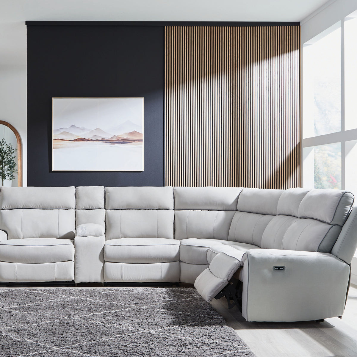 Social Pointe - Reclining Sectional