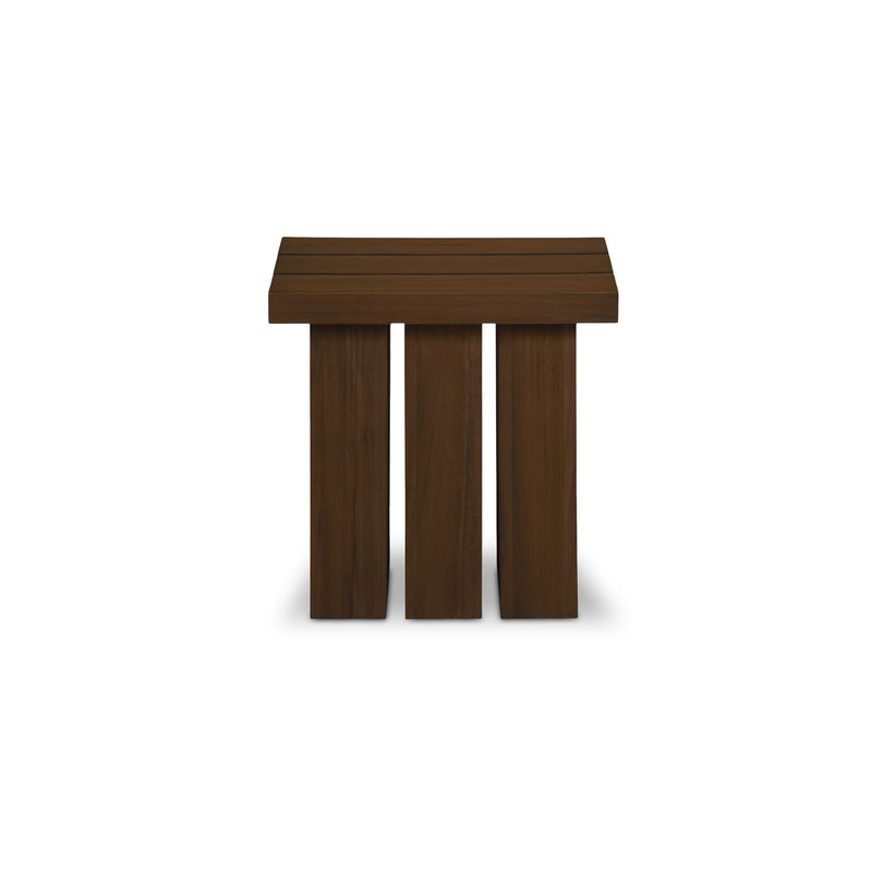 Denby - Outdoor Side Table - Brown