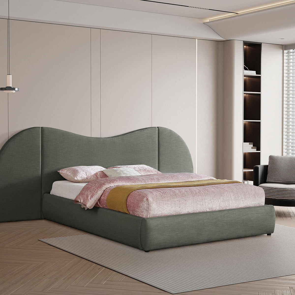 Everest - Linen Fabric Bed