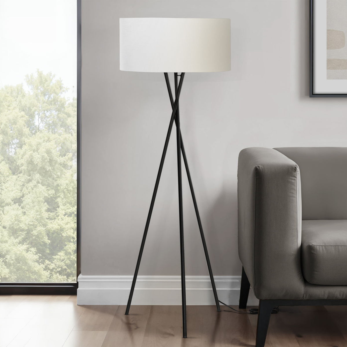 Floor Lamp, Lighting - Black