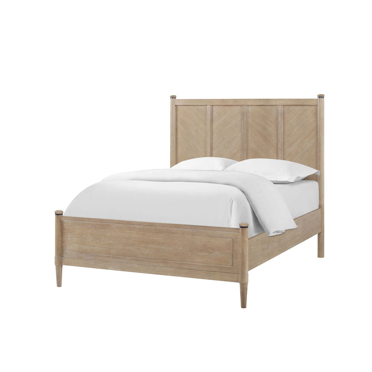 Transitional Style Lo-Post Bed