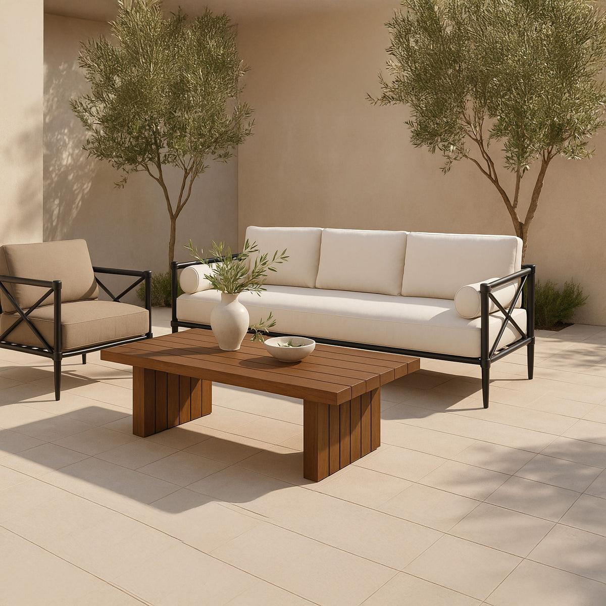 Willow - Outdoor Sofa - Cream