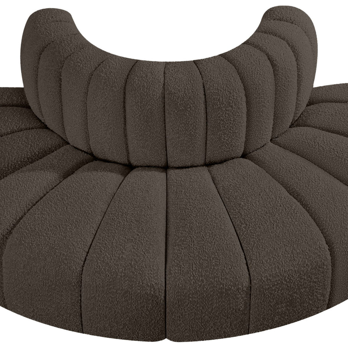Arc - Boucle Fabric 4 Piece Modular Sofa