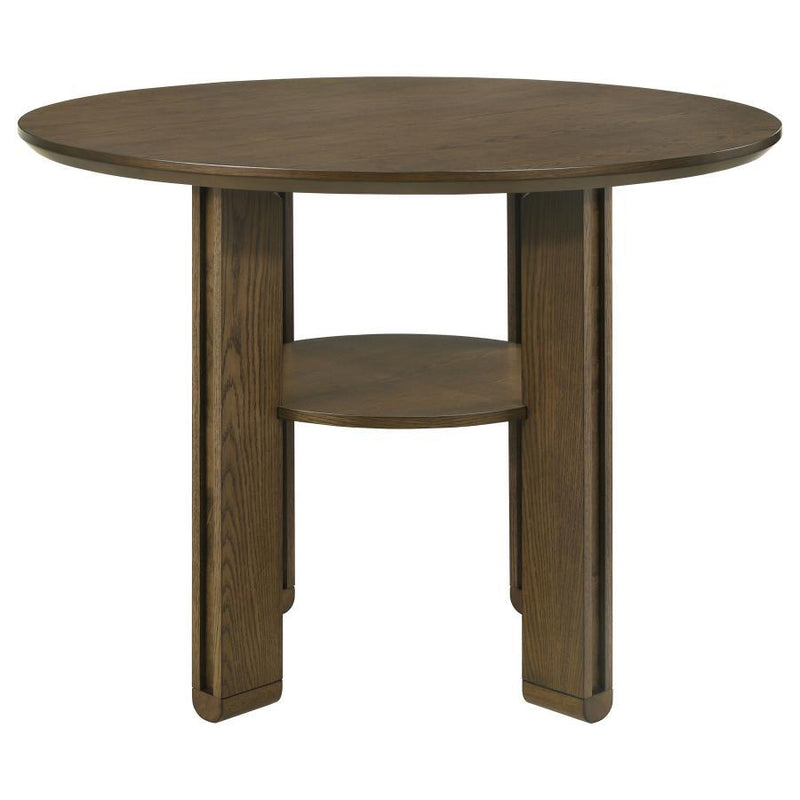 Ottowa - Round Counter Height Dining Table - Brown