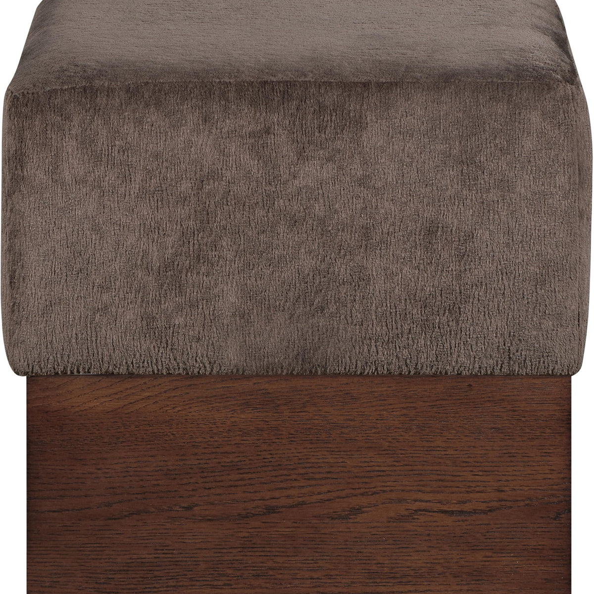 Havre - Ottoman / Stool With Brown Base