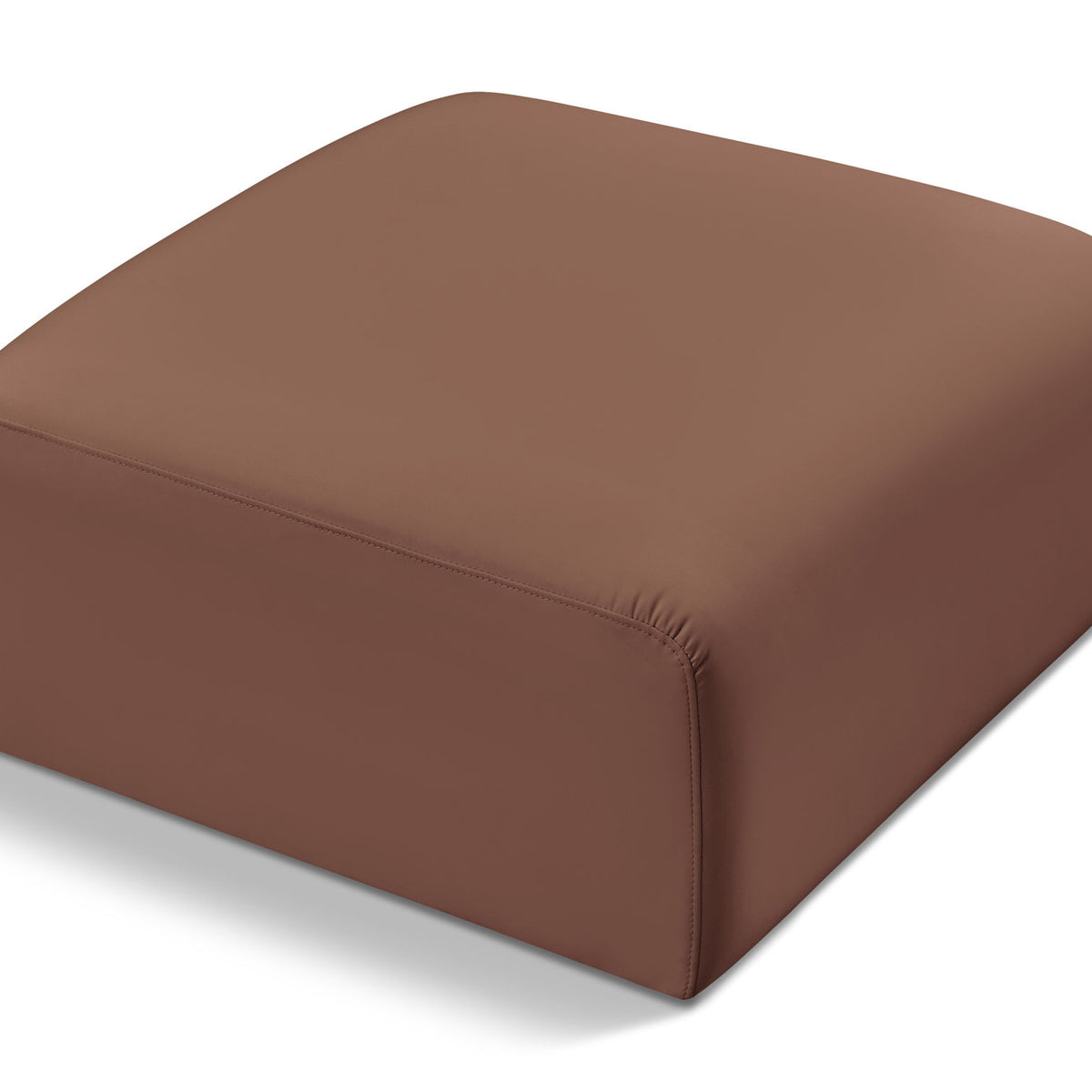 Arc - Faux Leather Ottoman