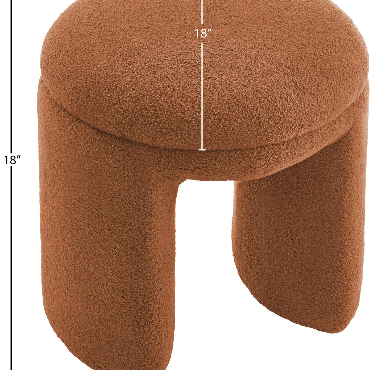 Bowen - Ottoman / Stool - Saddle