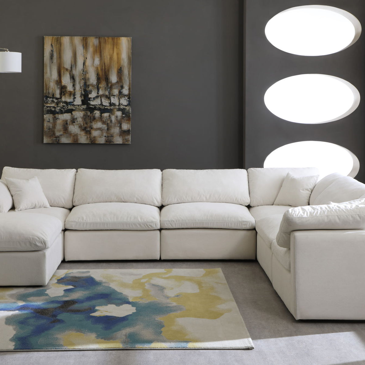Plush - 7 Piece Modular Sectional
