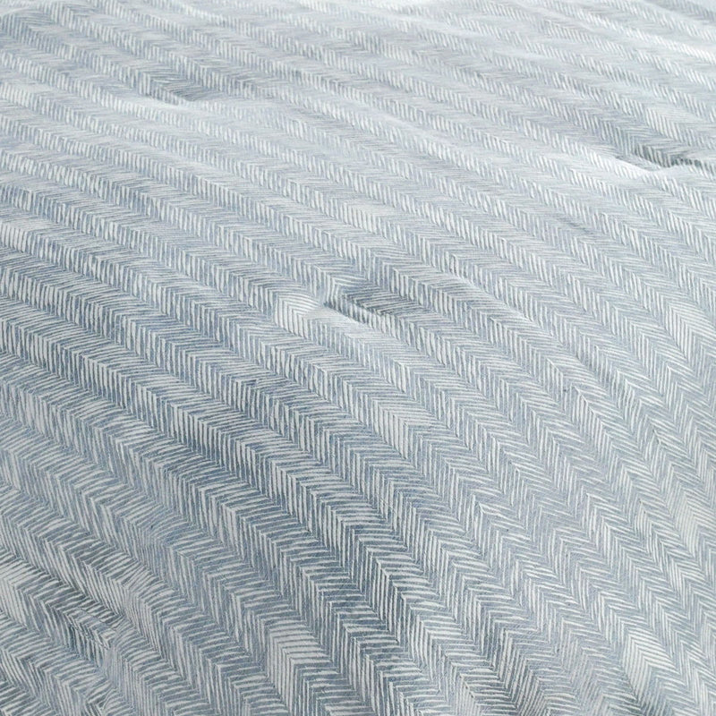 French Herringbone - Comforter Euro Sham - Storm