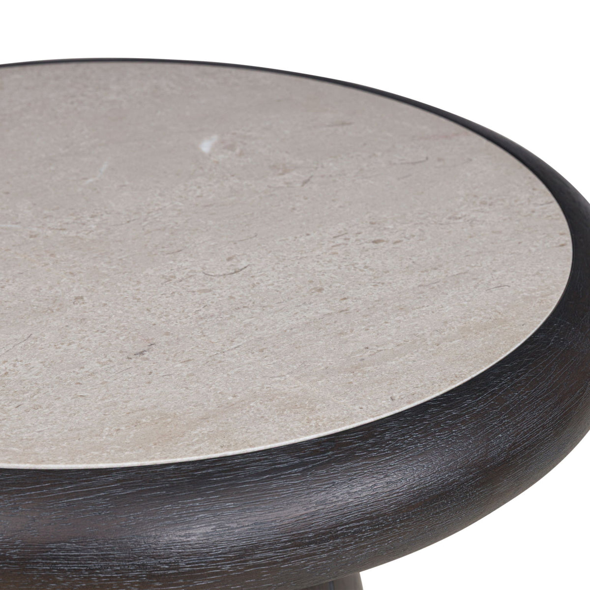 Bracken - Round End Table - French Black