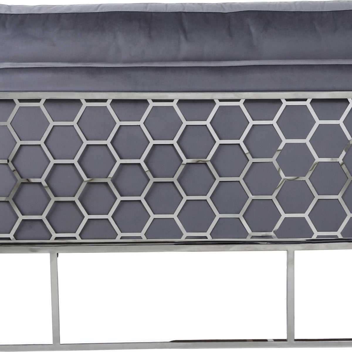 Casa - Loveseat with Chrome Legs