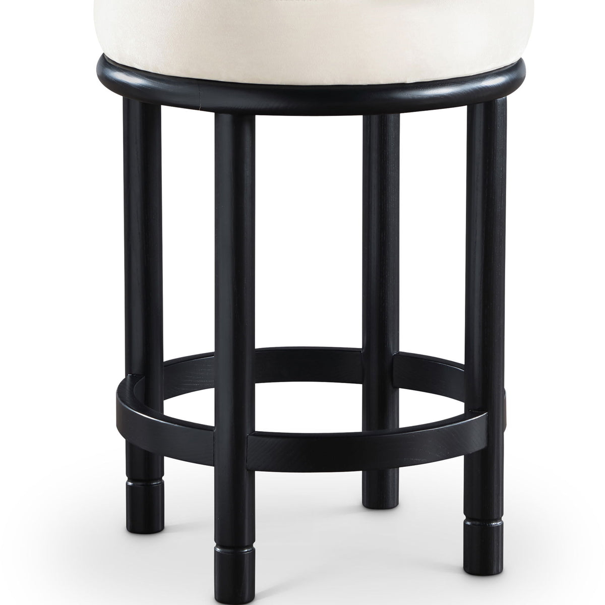 Monette - Counter Stool With Black Base