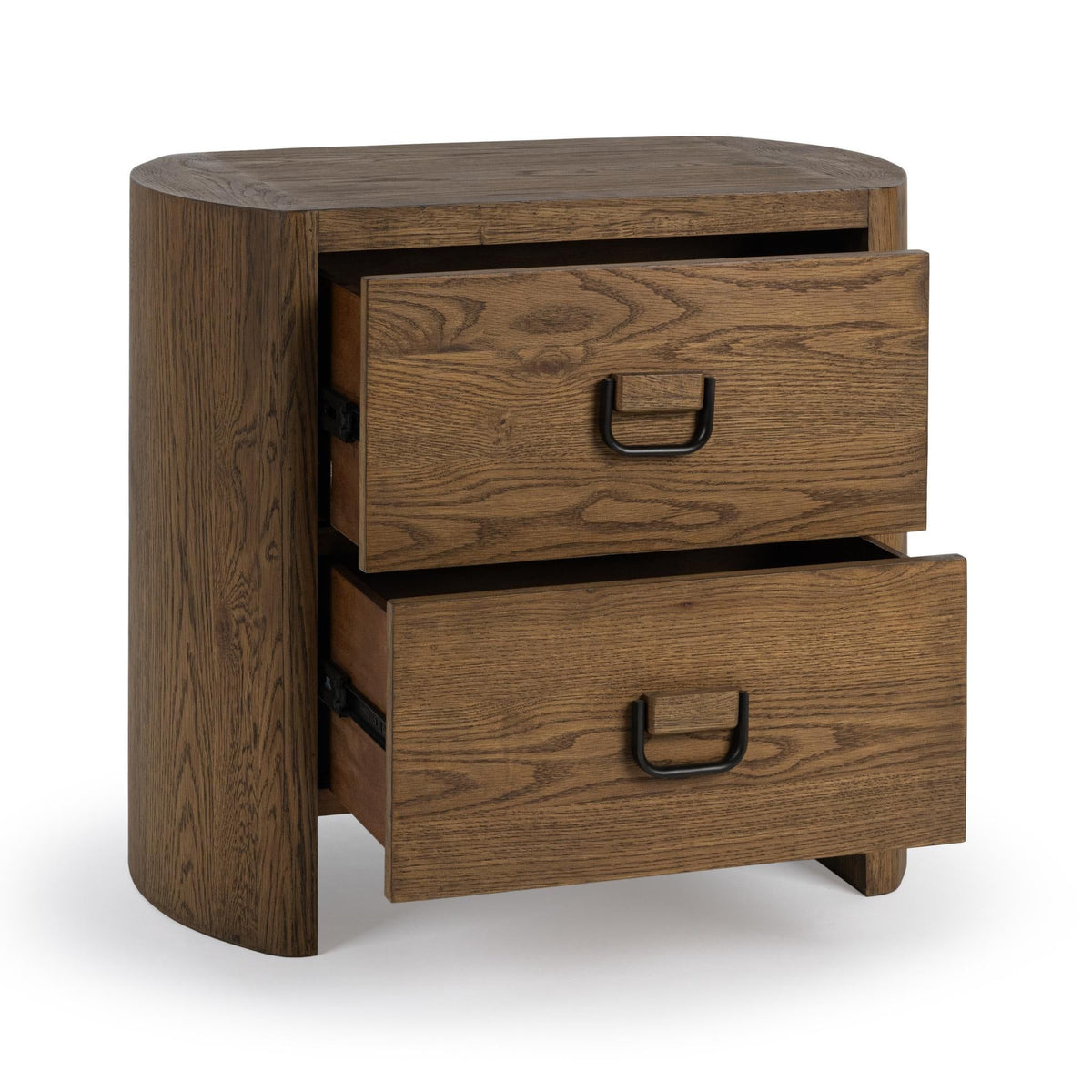 Kyrie - 2 Drawer Nightstand - Tawny Brown
