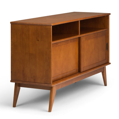 Draper - Handcrafted Mid Century Low TV Media Stand