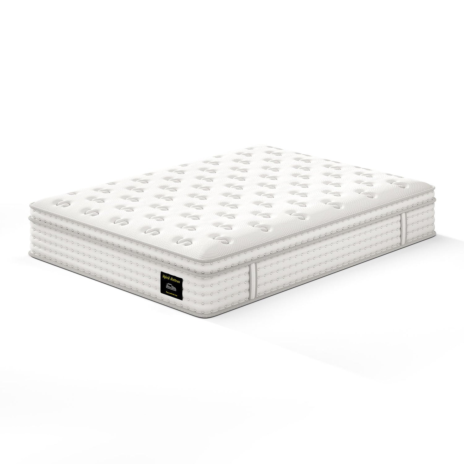 12'' Hybrid Mattress, Memory Foam & Pocket Springs For Pressure Relief