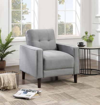 Bowen - Upholstered Track Arm Tufted Accent Chair