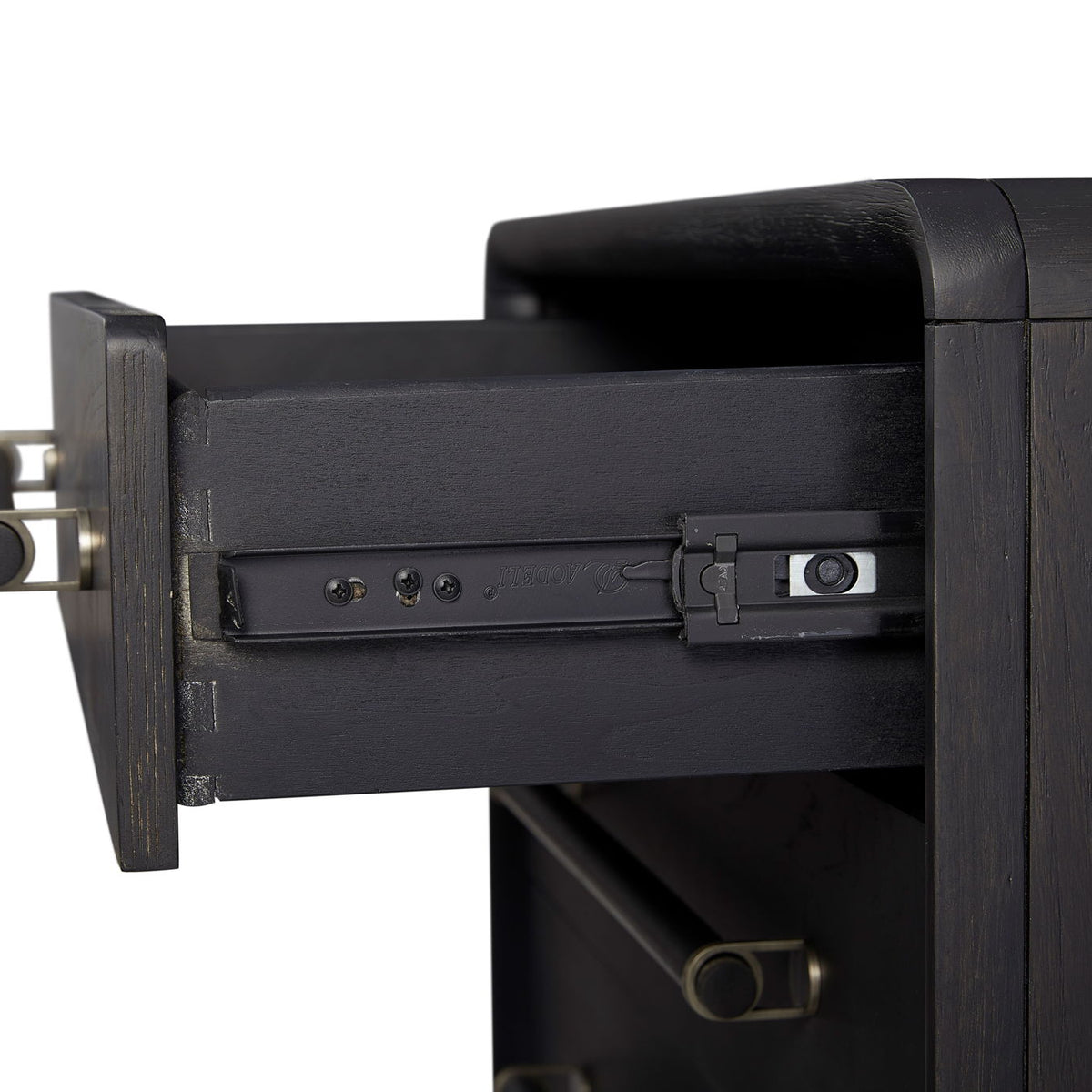 3 Drawer Nightstand With USB - Black