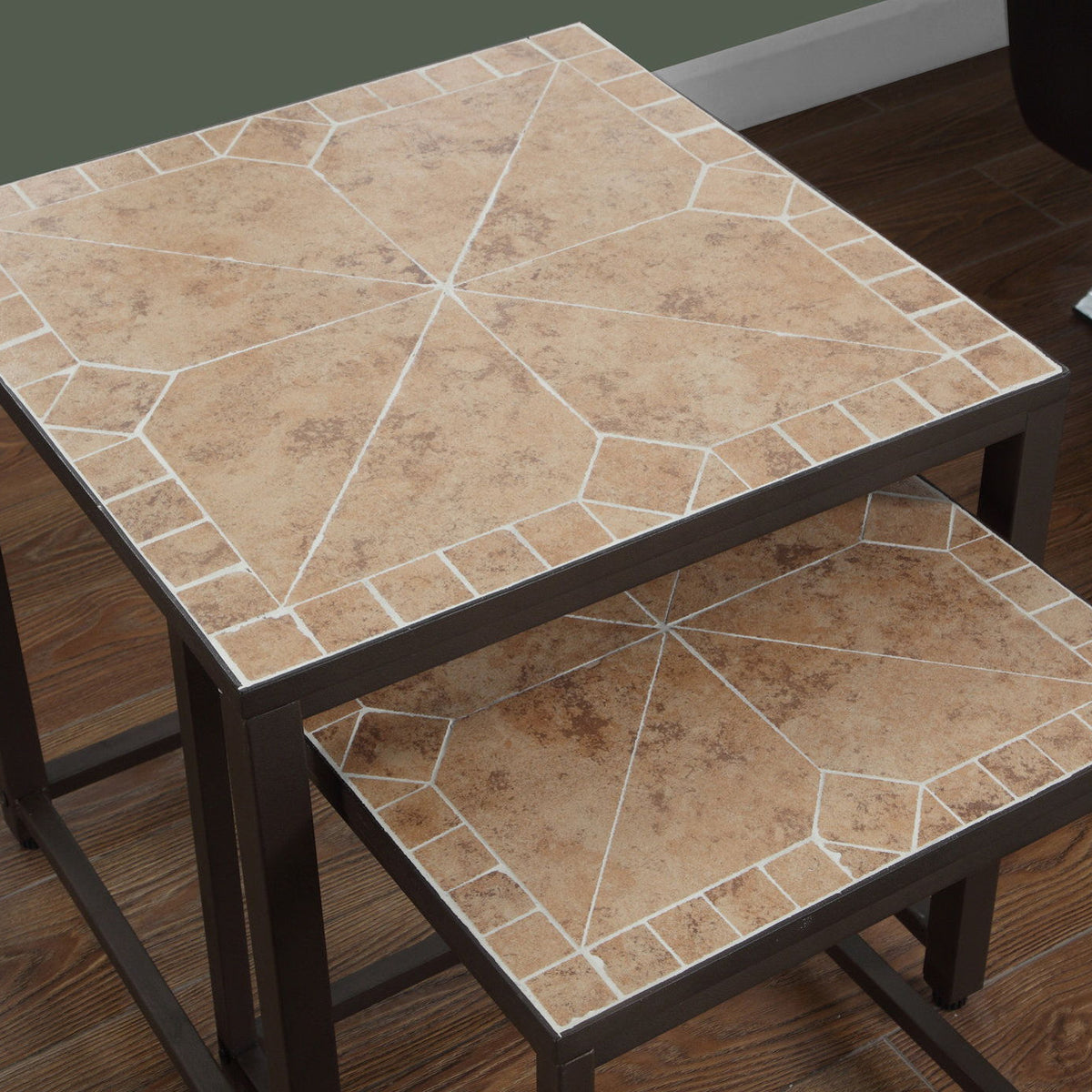 Nesting Table, Space-Saving Design Transitional (Set of 2)