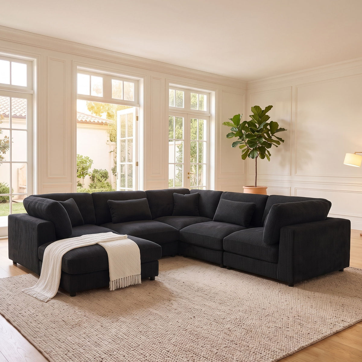 Upholstered Modular Sectional & Custom Configuration