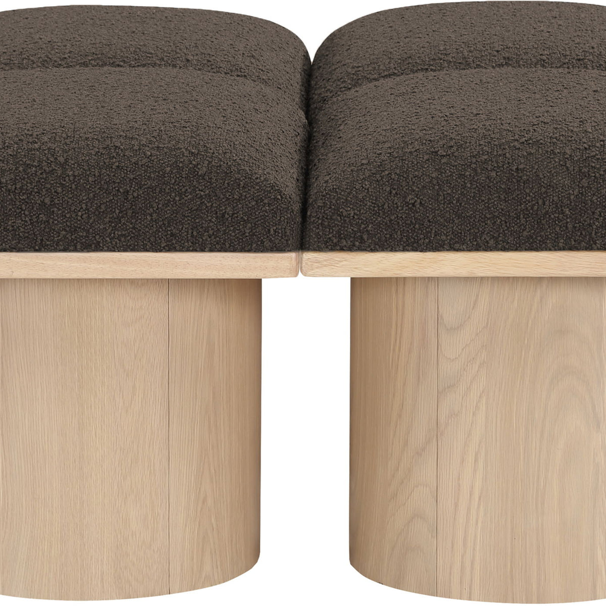 Pavilion - 4 Piece Modular Bench With Natural Base