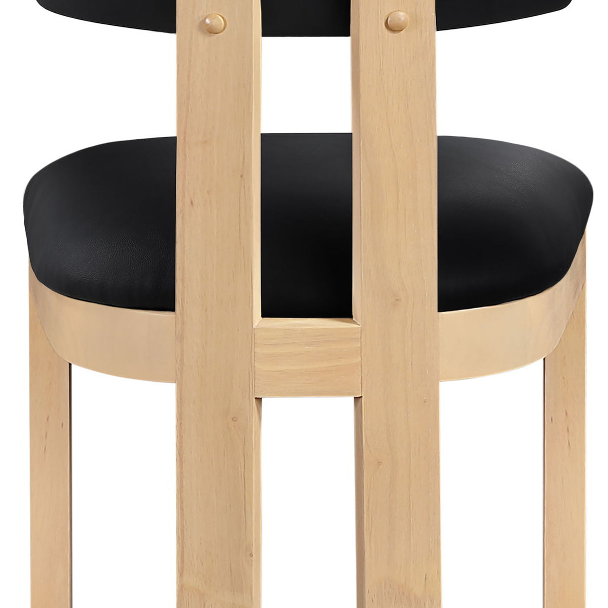 Lavrin - Vegan Leather Dining Side Chair (Set of 2) - Natural Base