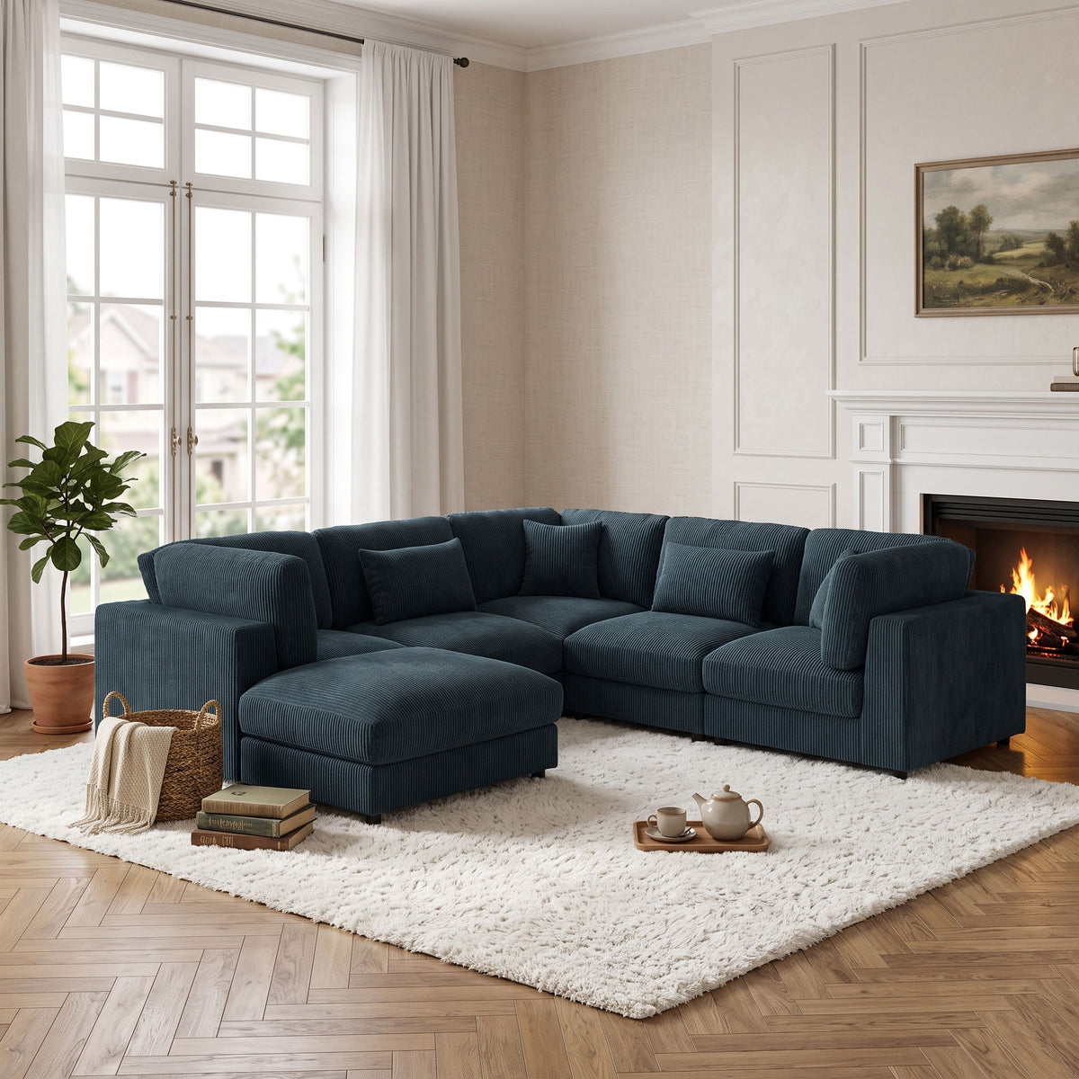 Upholstered Modular Sectional & Custom Configuration