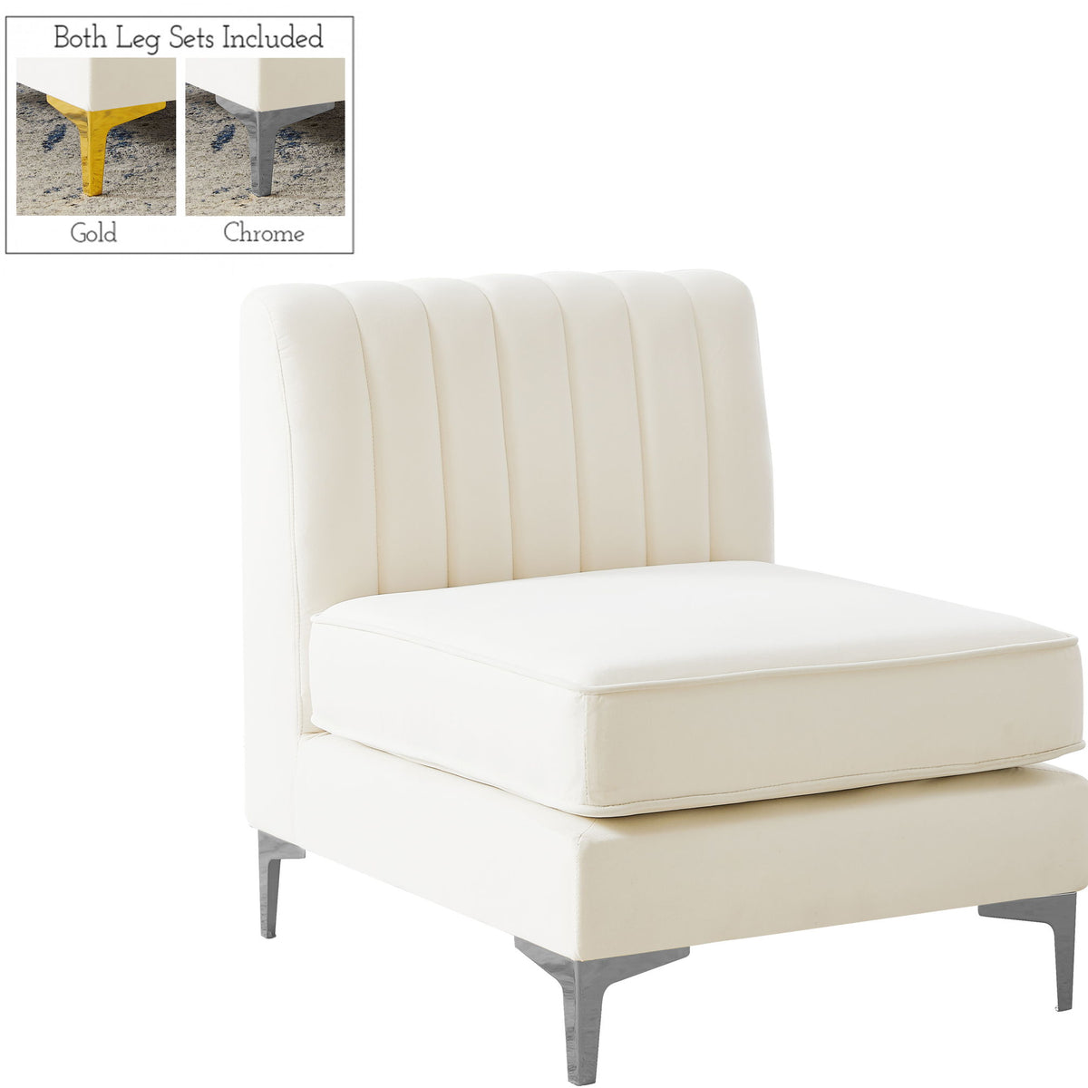 Alina - Armless Chair