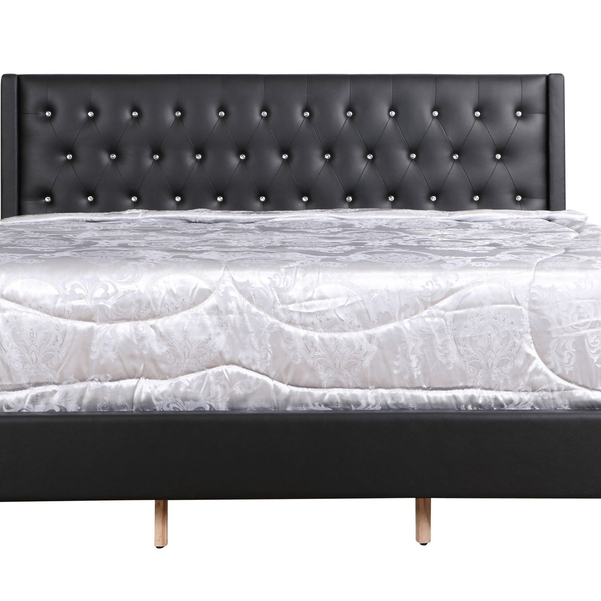 Stylish Bed For Spacious Rooms Contemporary