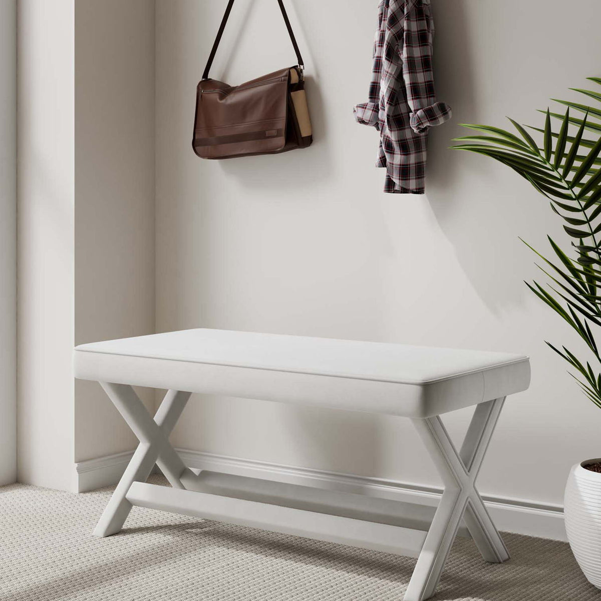 Manhattan Abigail - Velvet Accent Bench