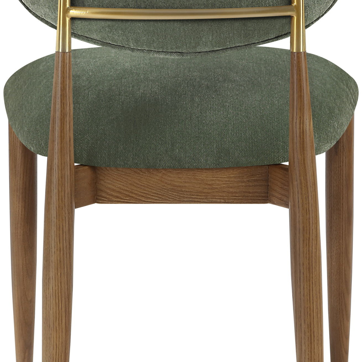 Riccio - Fabric Dining Side Chair (Set of 2) - Walnut Frame