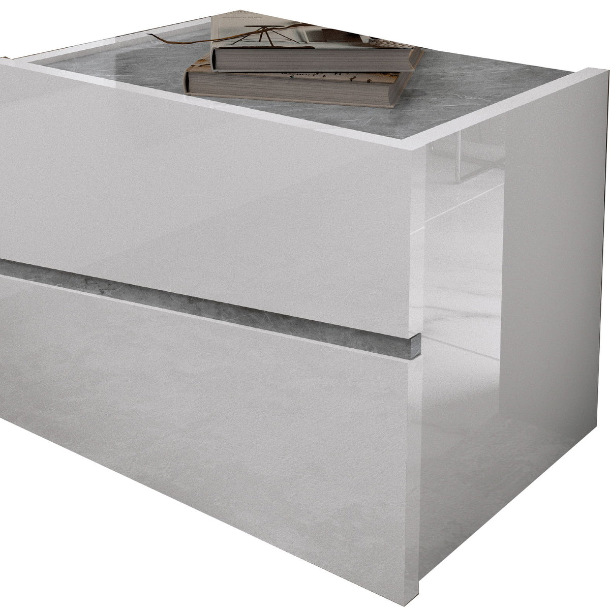 Alba - Nightstand - White