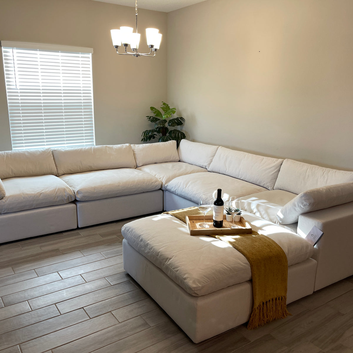 Off White “Dreamee” Cloud Couch Sectional