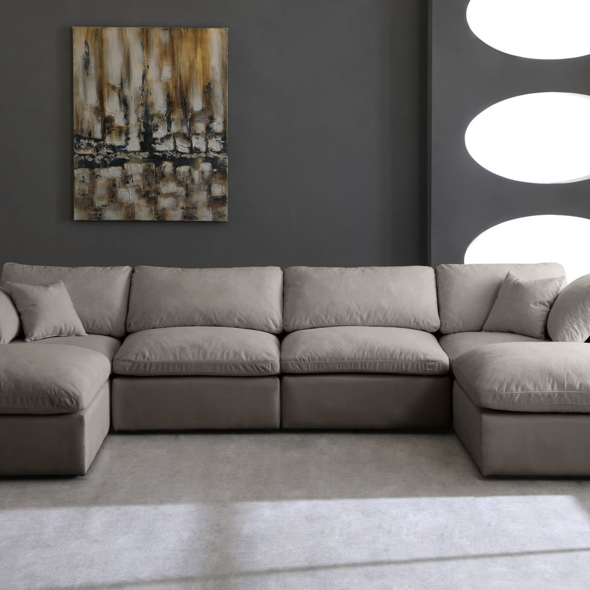 Plush - 6 Piece Modular Sectional