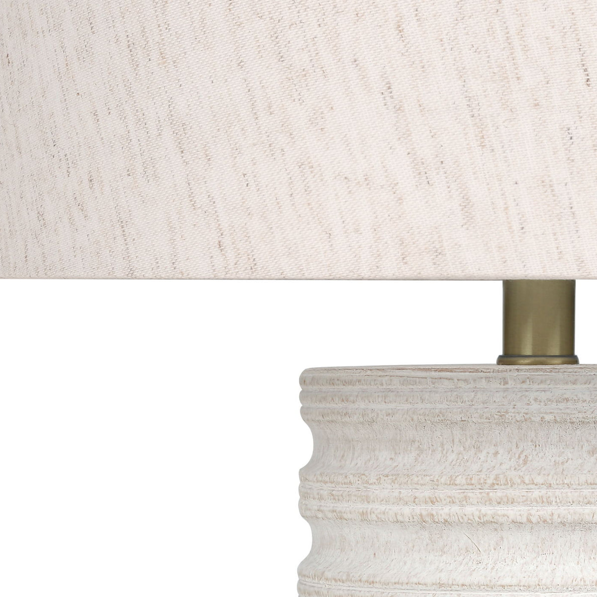Table Lamp, Lighting, Resin, Transitional - Cream