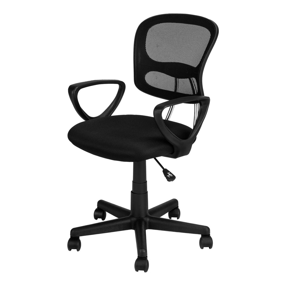 Office Chair, Adjustable Height, Swivel, Ergonomic, Armrests, Mesh, Contemporary / Modern - Black