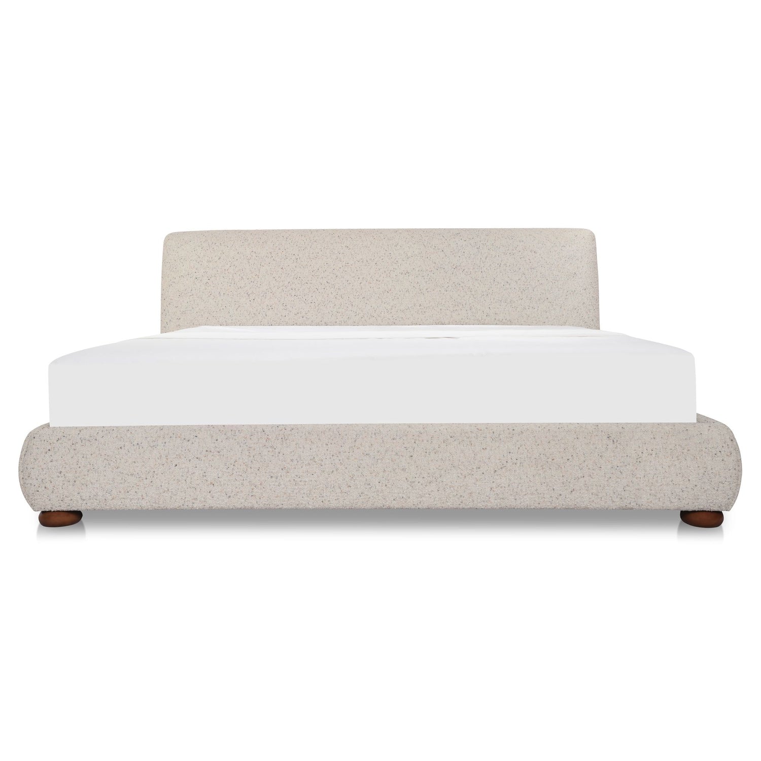Beau - Queen Storage Bed - Speckled Light Gray