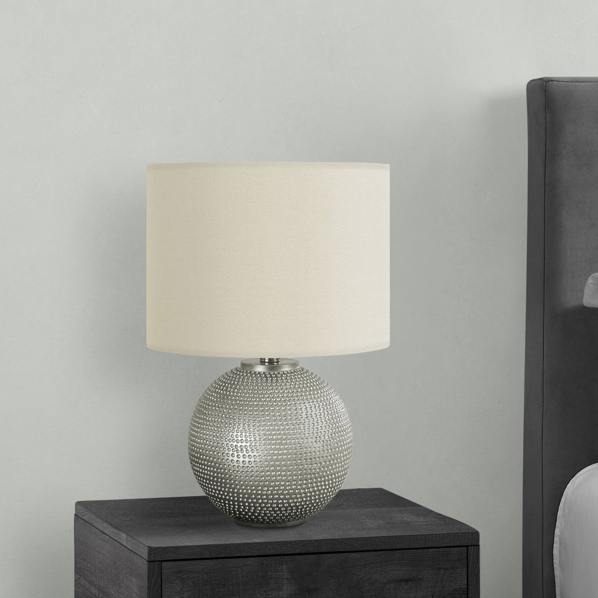 Lighting, Table Lamp, Modern - Gray / Cream