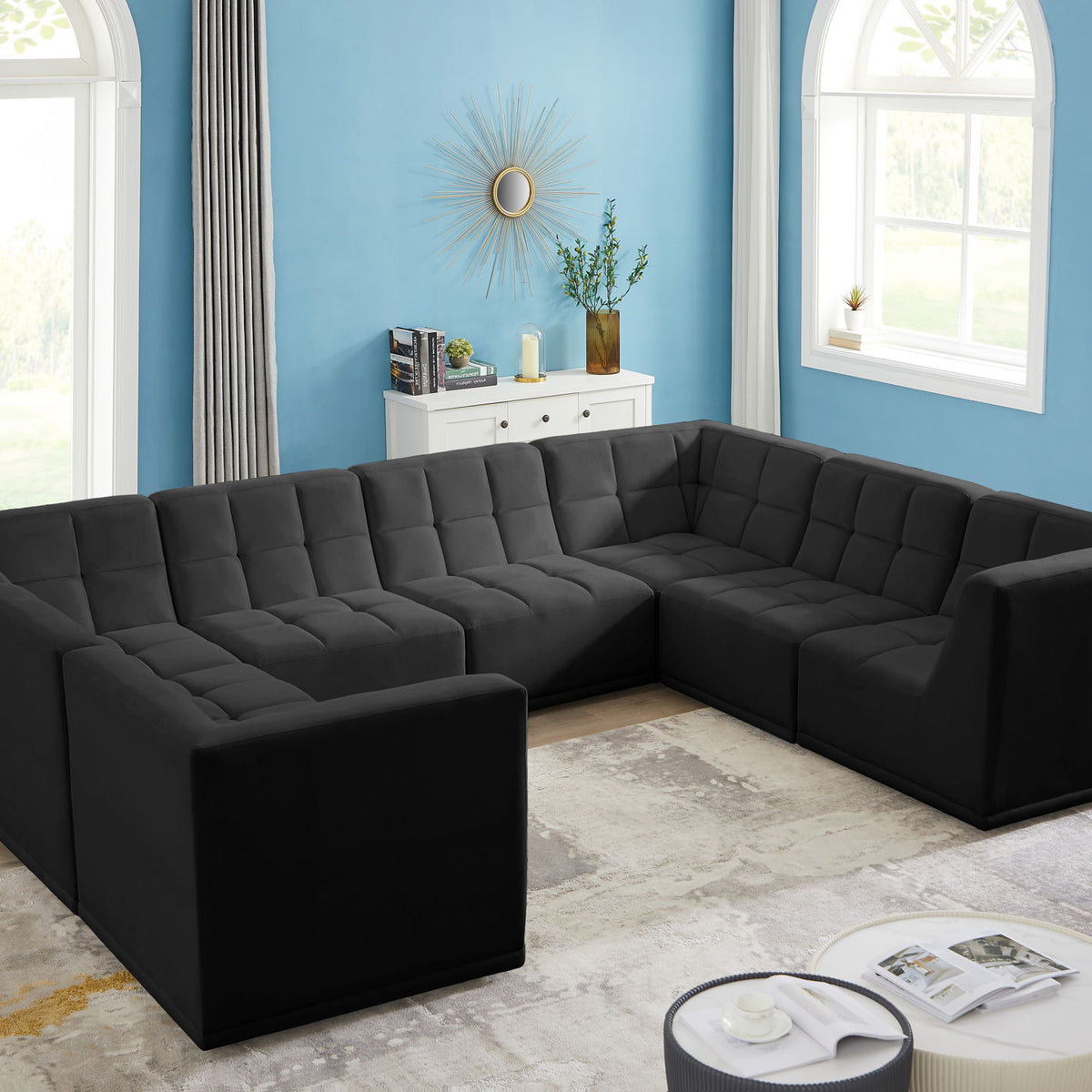 Relax - 8 Piece Modular Sectional