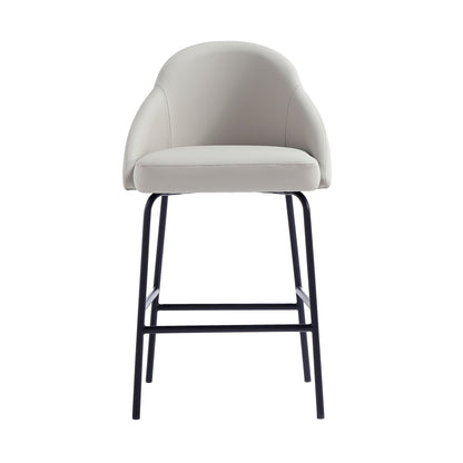 Manhattan Gracie - Counter Stool With Black Base
