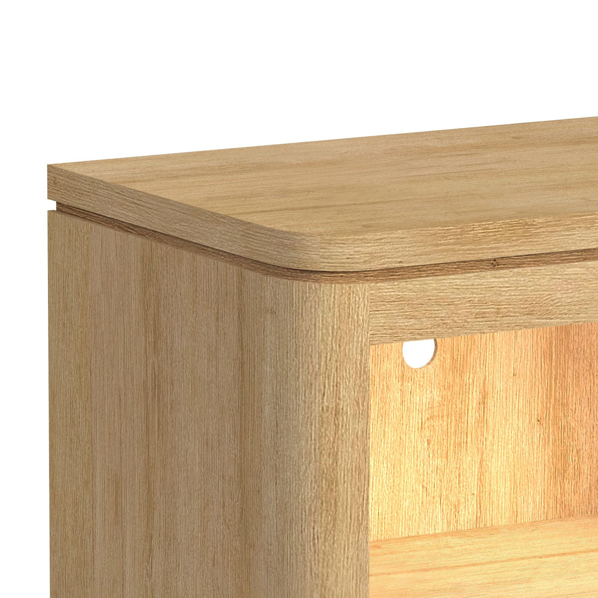 Rosalie - Nightstand With USB And LED