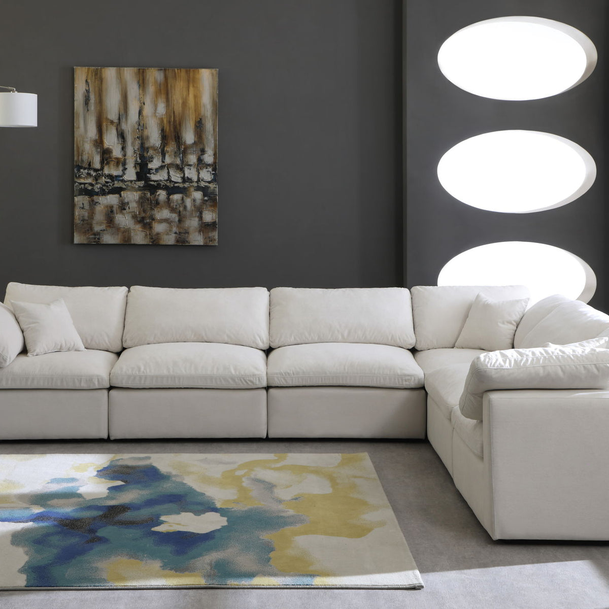 Plush - 6 Piece Modular Sectional