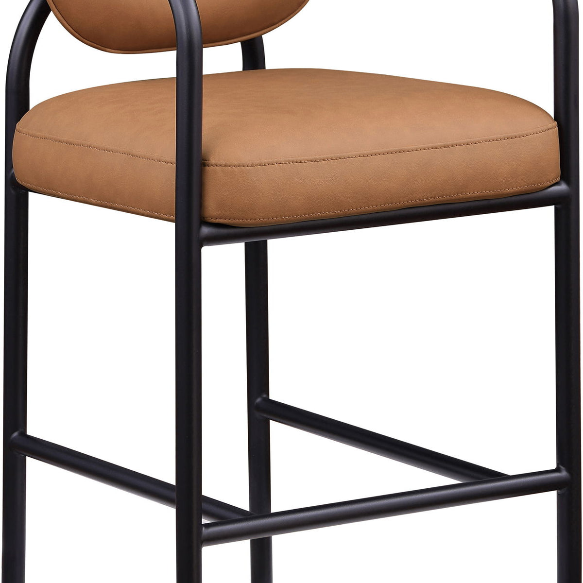 Serava - Vegan Leather Upholstered Bar Stool