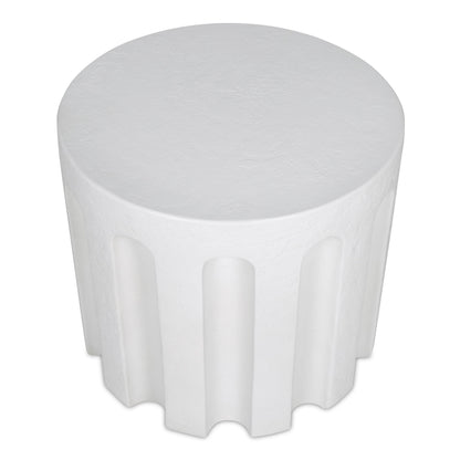 Eris - Outdoor Accent Table - White