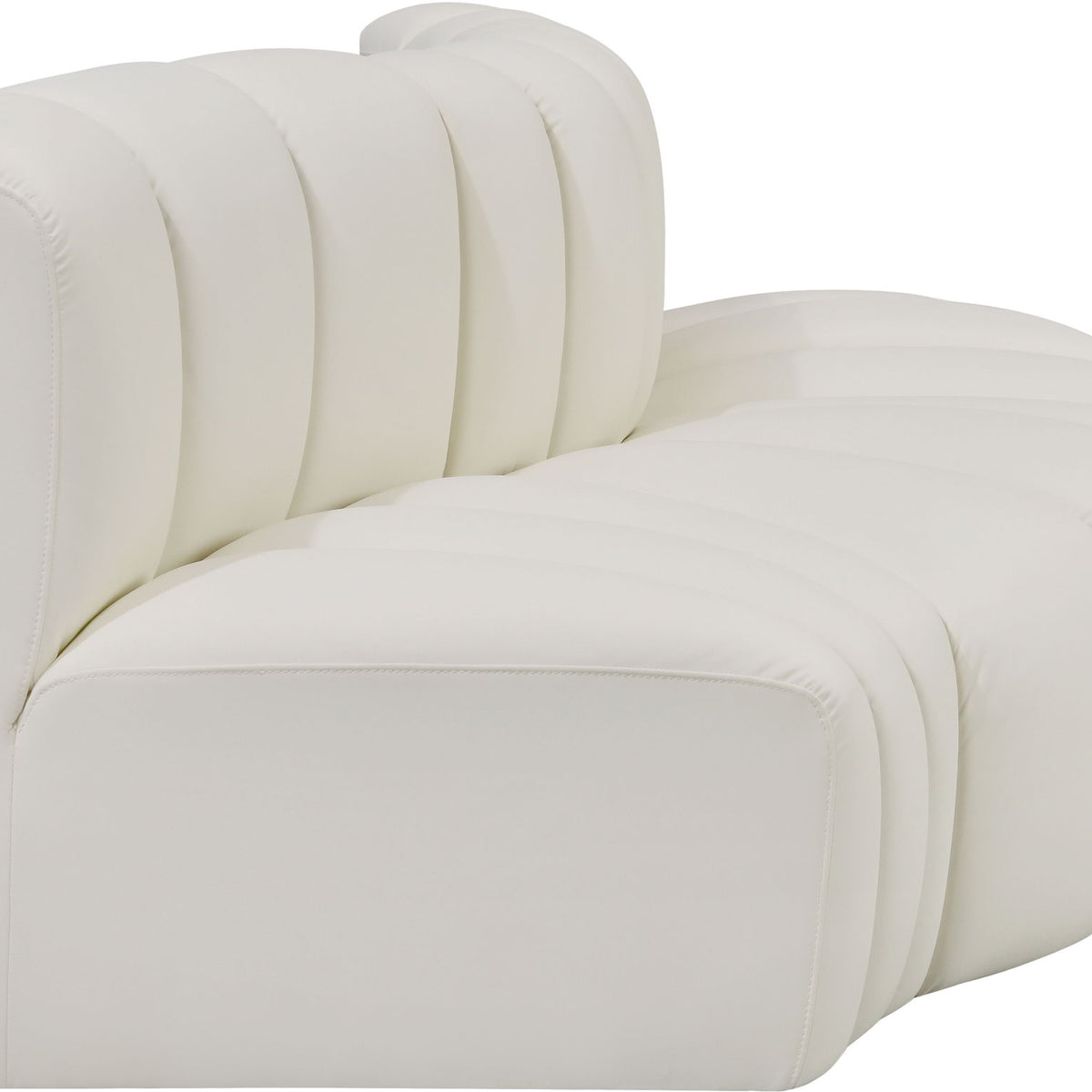 Arc - Faux Leather 3 Piece Modular Sofa