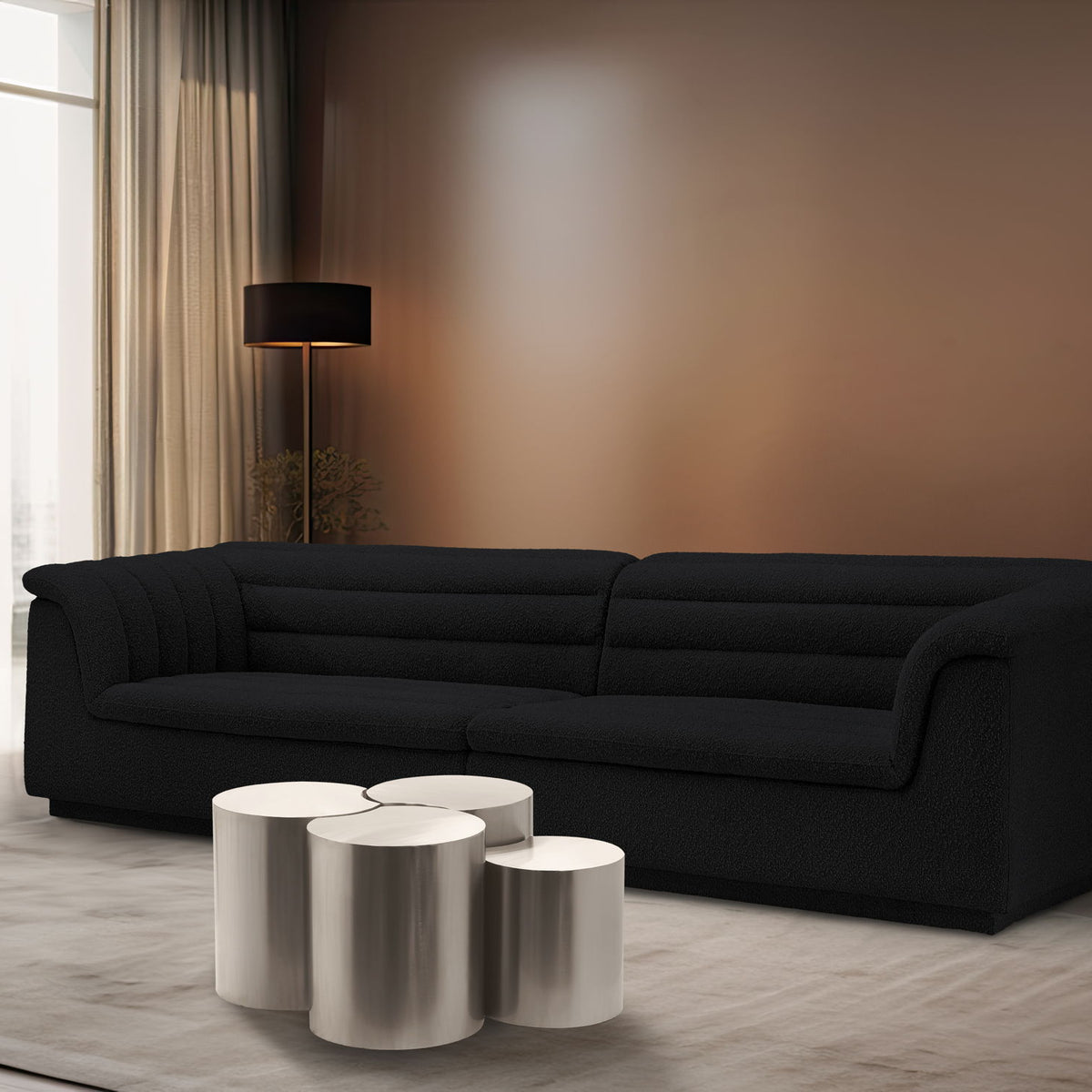 Dimple - 20" 4 Piece Modular Coffee Table