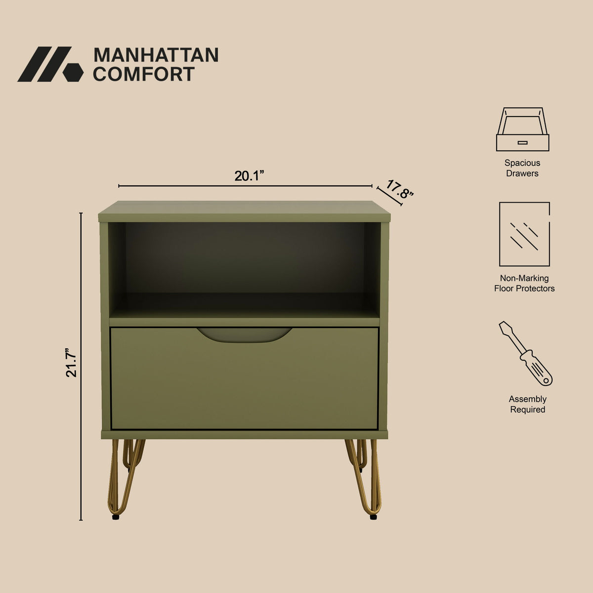 Manhattan Avira - Nightstand
